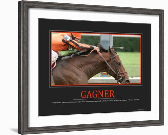 Gagner (French Translation)-null-Framed Photo