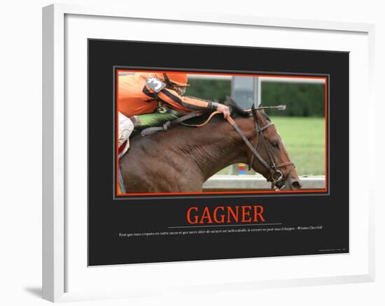 Gagner (French Translation)-null-Framed Photo