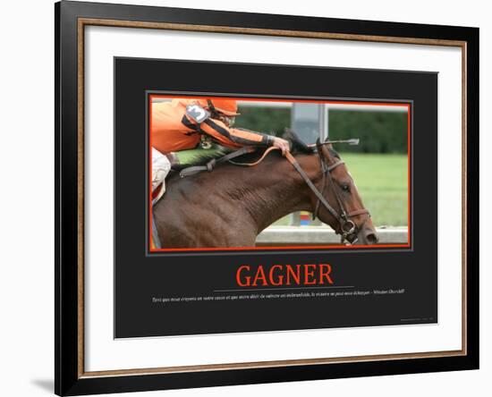 Gagner (French Translation)-null-Framed Photo