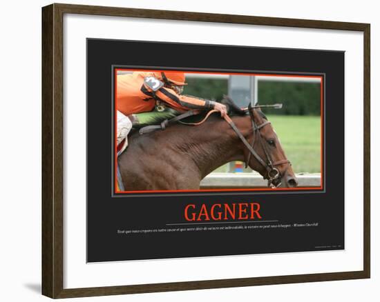 Gagner (French Translation)-null-Framed Photo