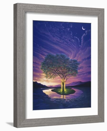 Gaia, Earth's Angel-Kirk Reinert-Framed Giclee Print