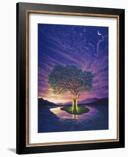 Gaia, Earth's Angel-Kirk Reinert-Framed Giclee Print