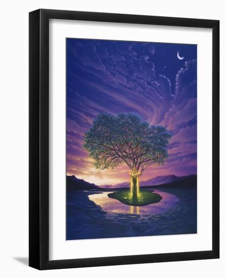 Gaia, Earth's Angel-Kirk Reinert-Framed Giclee Print