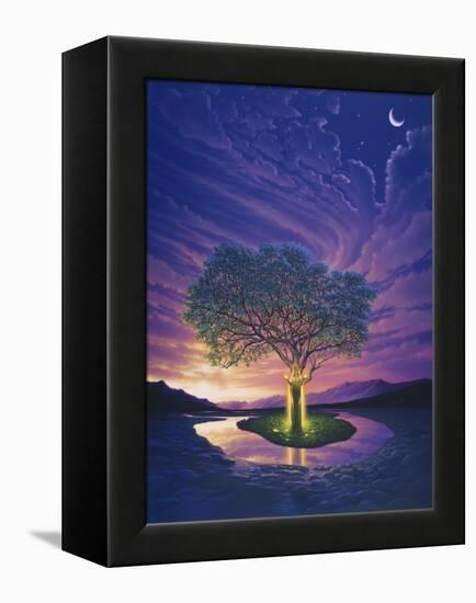 Gaia, Earth's Angel-Kirk Reinert-Framed Premier Image Canvas