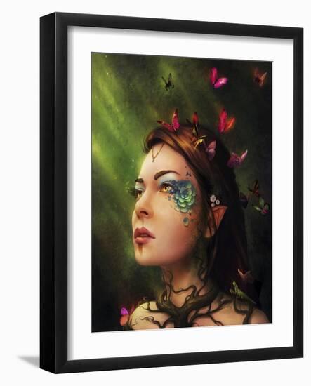 Gaia-JoJoesArt-Framed Giclee Print