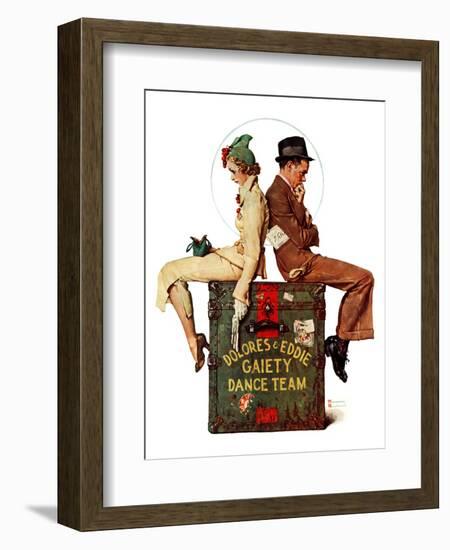 "Gaiety Dance Team", June 12,1937-Norman Rockwell-Framed Giclee Print