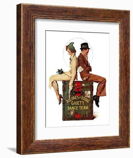 "Gaiety Dance Team", June 12,1937-Norman Rockwell-Framed Giclee Print