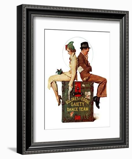 "Gaiety Dance Team", June 12,1937-Norman Rockwell-Framed Giclee Print