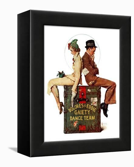 "Gaiety Dance Team", June 12,1937-Norman Rockwell-Framed Premier Image Canvas