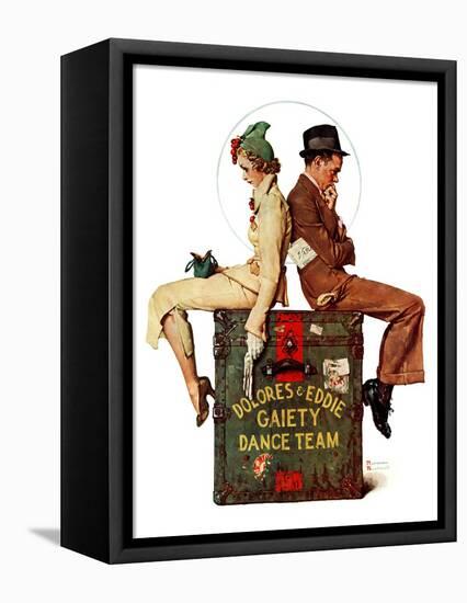 "Gaiety Dance Team", June 12,1937-Norman Rockwell-Framed Premier Image Canvas