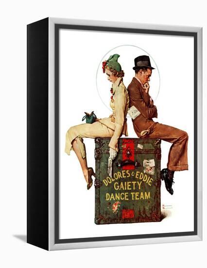 "Gaiety Dance Team", June 12,1937-Norman Rockwell-Framed Premier Image Canvas