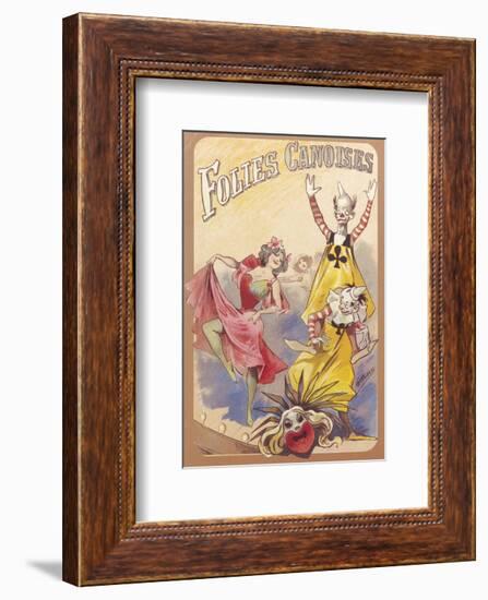 Gaiety Girls, Folies Canoises-The Vintage Collection-Framed Premium Giclee Print