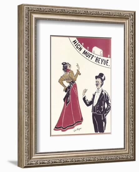 Gaiety Girls, High Muff Revue-The Vintage Collection-Framed Premium Giclee Print