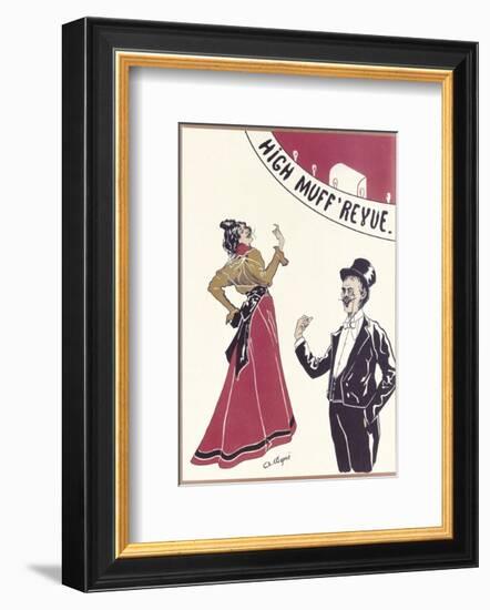 Gaiety Girls, High Muff Revue-The Vintage Collection-Framed Premium Giclee Print