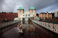 Penarth Pier and Seafront after a Heavy Rain Storm Cardiff South Wales-Gail Johnson-Photographic Print