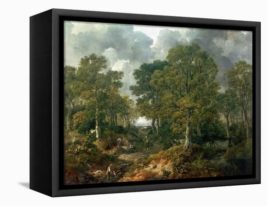 Gainsborough's Forest ("Cornard Wood"), circa 1748-Thomas Gainsborough-Framed Premier Image Canvas