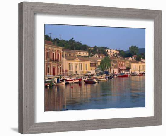 Gaios Harbour, Paxos, Greek Islands, Greece, Europe-Julia Bayne-Framed Photographic Print