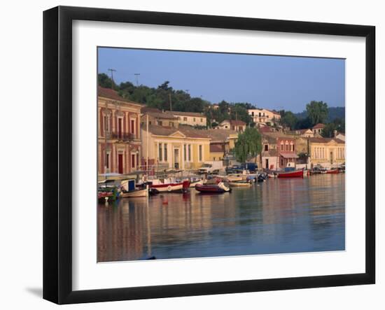 Gaios Harbour, Paxos, Greek Islands, Greece, Europe-Julia Bayne-Framed Photographic Print