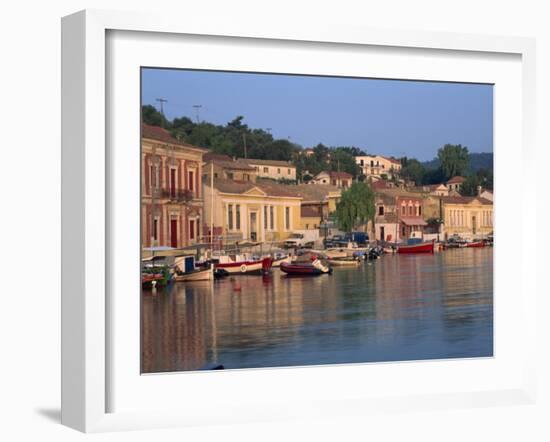 Gaios Harbour, Paxos, Greek Islands, Greece, Europe-Julia Bayne-Framed Photographic Print