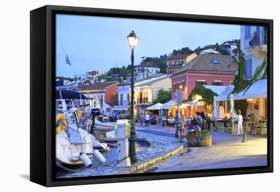 Gaios Harbour, Paxos, the Ionian Islands, Greek Islands, Greece, Europe-Neil Farrin-Framed Premier Image Canvas