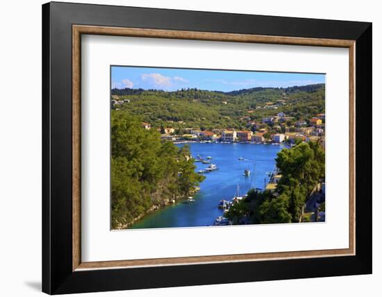 Gaios Harbour, Paxos, the Ionian Islands, Greek Islands, Greece, Europe-Neil Farrin-Framed Photographic Print