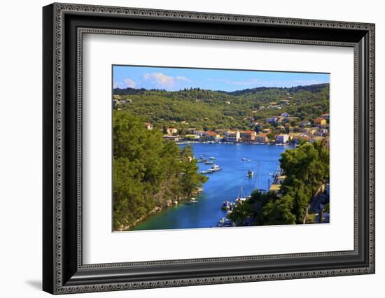 Gaios Harbour, Paxos, the Ionian Islands, Greek Islands, Greece, Europe-Neil Farrin-Framed Photographic Print