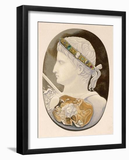 Gaius Julius Caesar Augustus-null-Framed Art Print