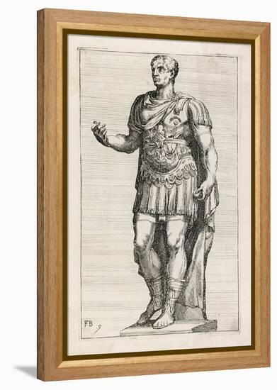 Gaius Julius Caesar Roman Emperor-null-Framed Premier Image Canvas