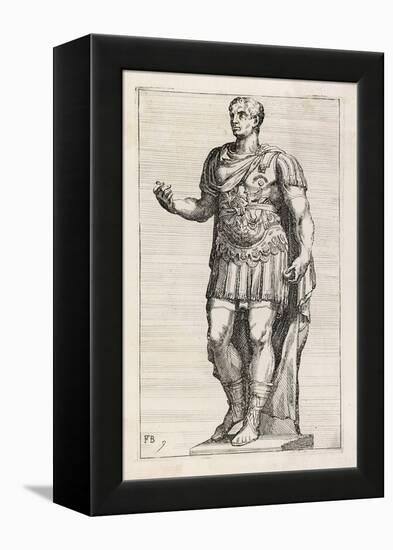 Gaius Julius Caesar Roman Emperor-null-Framed Premier Image Canvas