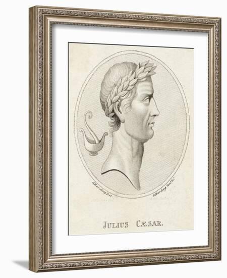 Gaius Julius Caesar Roman Emperor-Sophie Harding-Framed Photographic Print