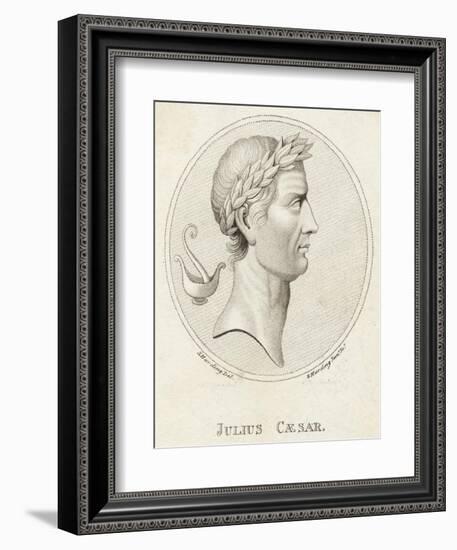 Gaius Julius Caesar Roman Emperor-Sophie Harding-Framed Photographic Print