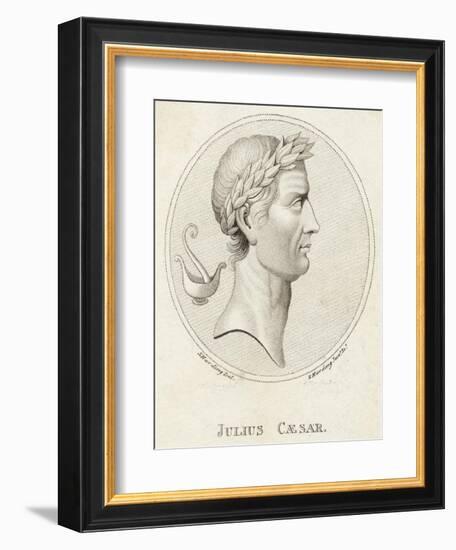 Gaius Julius Caesar Roman Emperor-Sophie Harding-Framed Photographic Print