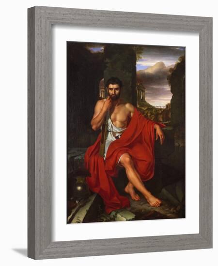 Gaius Marius Amid the Ruins of Carthage, 1807-John Vanderlyn-Framed Giclee Print