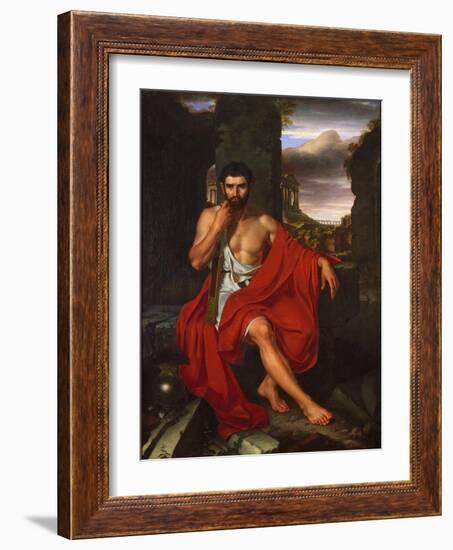 Gaius Marius Amid the Ruins of Carthage, 1807-John Vanderlyn-Framed Giclee Print