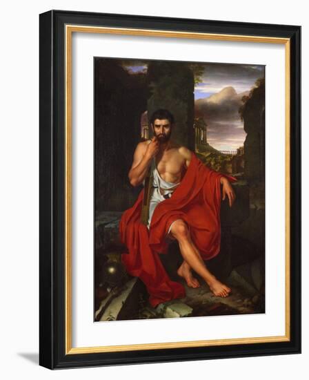 Gaius Marius Amid the Ruins of Carthage, 1807-John Vanderlyn-Framed Giclee Print