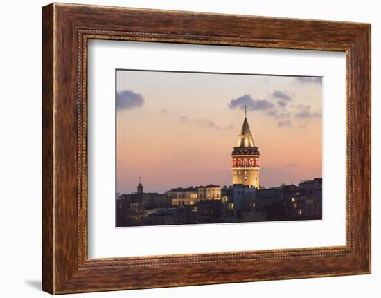 Galata Tower. Istanbul. Turkey-Tom Norring-Framed Photographic Print