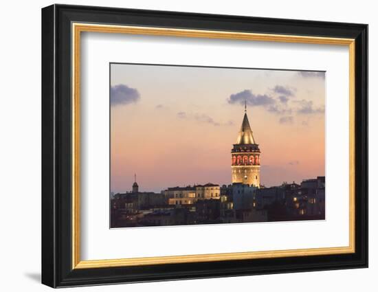 Galata Tower. Istanbul. Turkey-Tom Norring-Framed Photographic Print