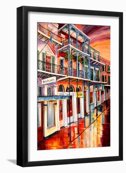 Galatoire's on Bourbon Street-Diane Millsap-Framed Art Print