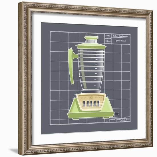 Galaxy Blender - Lime-Larry Hunter-Framed Giclee Print