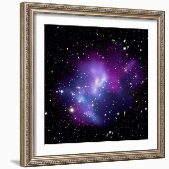 Galaxy Cluster MACS J0717-null-Framed Premium Photographic Print