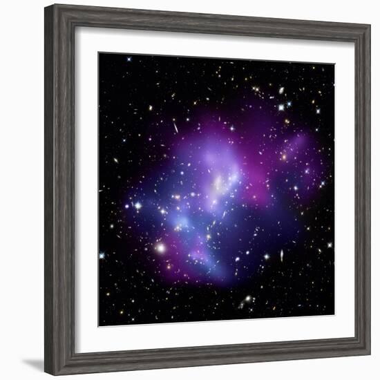 Galaxy Cluster MACS J0717-null-Framed Premium Photographic Print