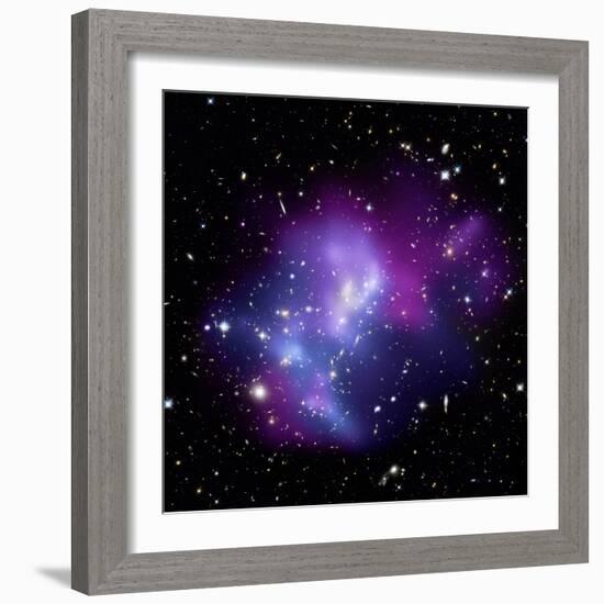 Galaxy Cluster MACS J0717-null-Framed Premium Photographic Print