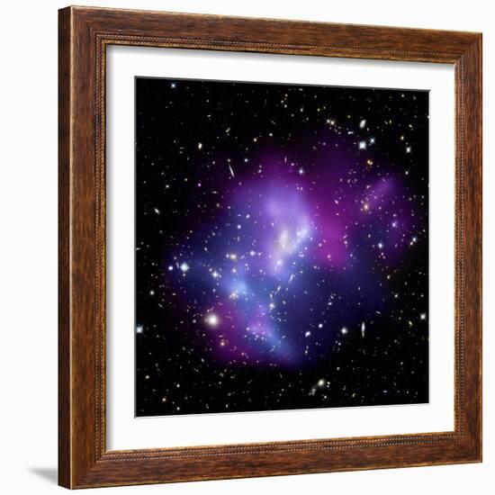 Galaxy Cluster MACS J0717-null-Framed Premium Photographic Print