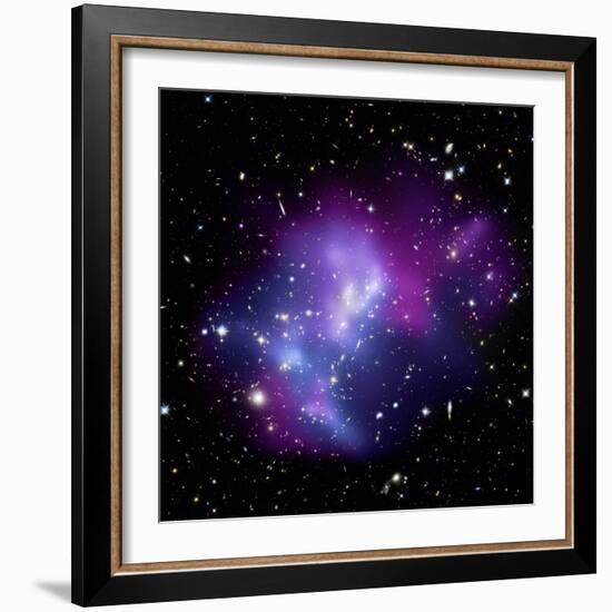 Galaxy Cluster MACS J0717-null-Framed Premium Photographic Print