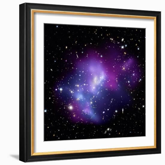 Galaxy Cluster MACS J0717-null-Framed Premium Photographic Print