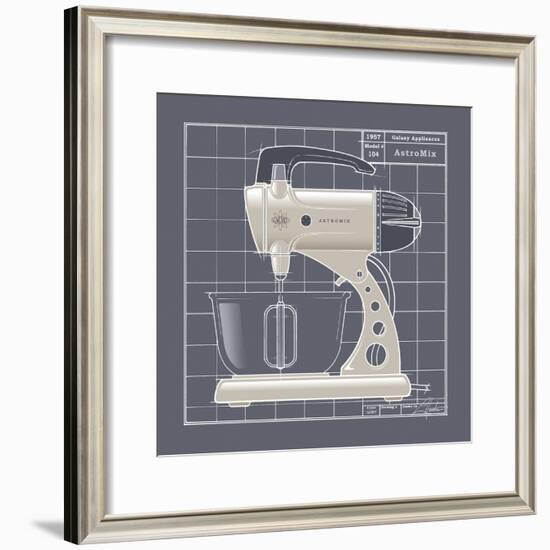 Galaxy Mixer - Ivory-Larry Hunter-Framed Giclee Print