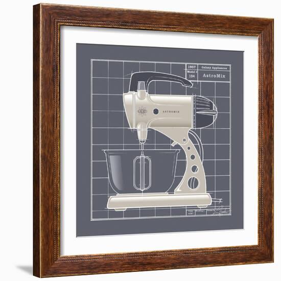 Galaxy Mixer - Ivory-Larry Hunter-Framed Giclee Print