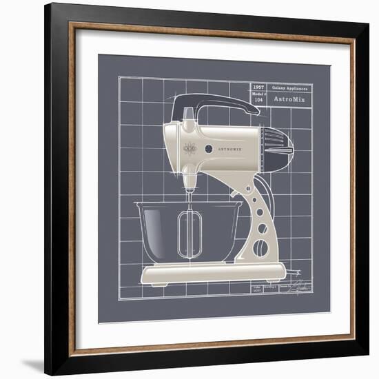 Galaxy Mixer - Ivory-Larry Hunter-Framed Giclee Print