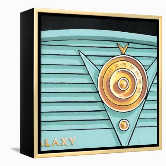 Galaxy Radio - Aqua-Larry Hunter-Framed Premier Image Canvas