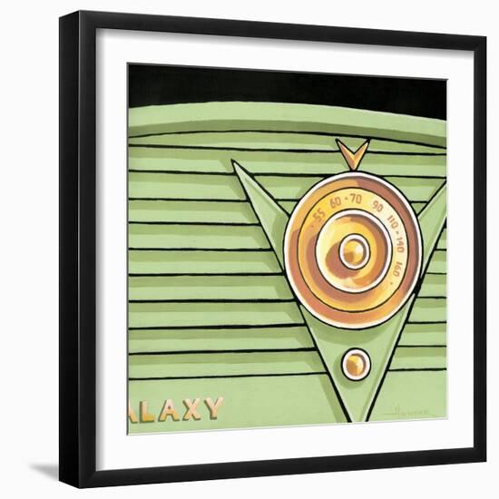 Galaxy Radio - Green-Larry Hunter-Framed Giclee Print